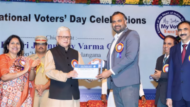 Telangana Governor National Voters Day appeal, Jishnu Dev Varma vote awareness