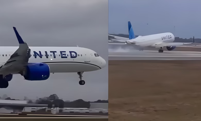 United Airlines emergency landing, Orlando airport incident, United flight avoids crash
