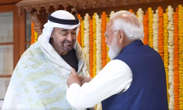 PM Modi gifts UAE President, India-UAE relations, a Pashmina shawl Modi