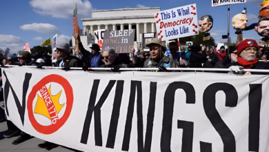 No Kings protests US and Europe, Donald Trump protests