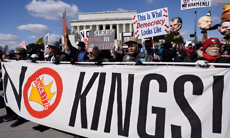 No Kings protests US and Europe, Donald Trump protests