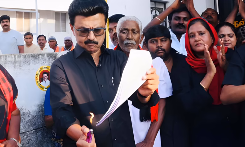 Stalin called the Delimitation Bill 'black law that turns Tamils into refugees