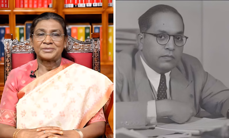 President Droupadi Murmu Extends Greetings On Babasaheb Ambedkar Jayanti