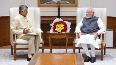 Modi and Chandrababu Hold Key Meeting in Hyderabad