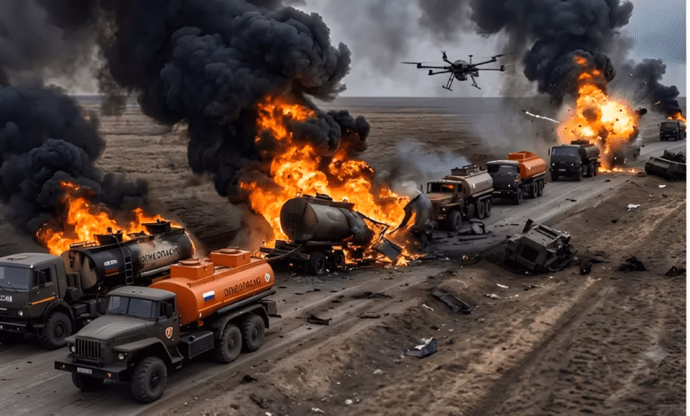 Ukraine Drone Campaign Targets Russian Supply Lines, Oil Infrastructure