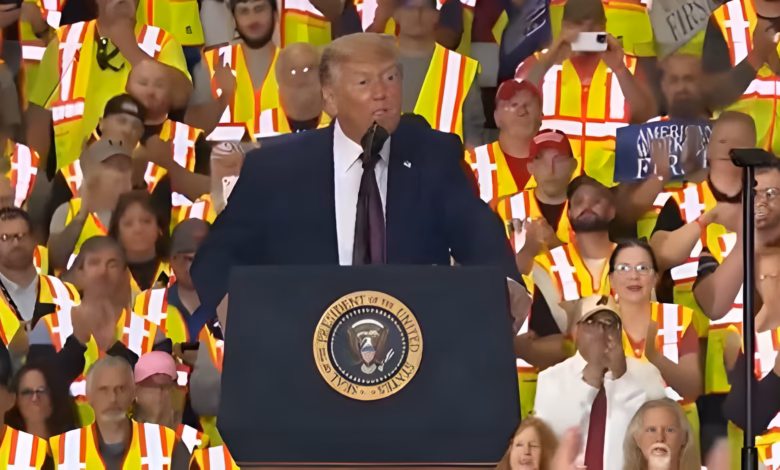 Trump Highlights Iran Deal, during Pennsylvania visit