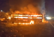 Rajasthan Bus Fire 8 Killed, 29 Injured