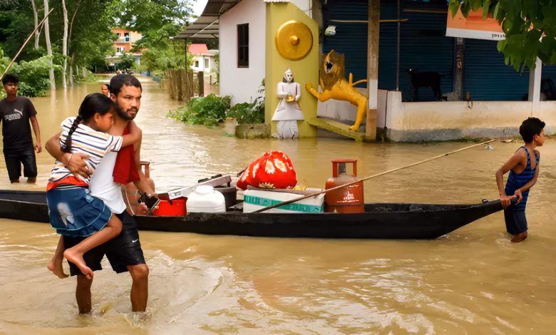Assam Flood Toll Rises to 47, Over 7.21 Lakh People Affected