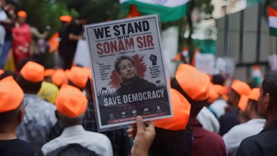 New York protest, Sonam Wangchuk protest