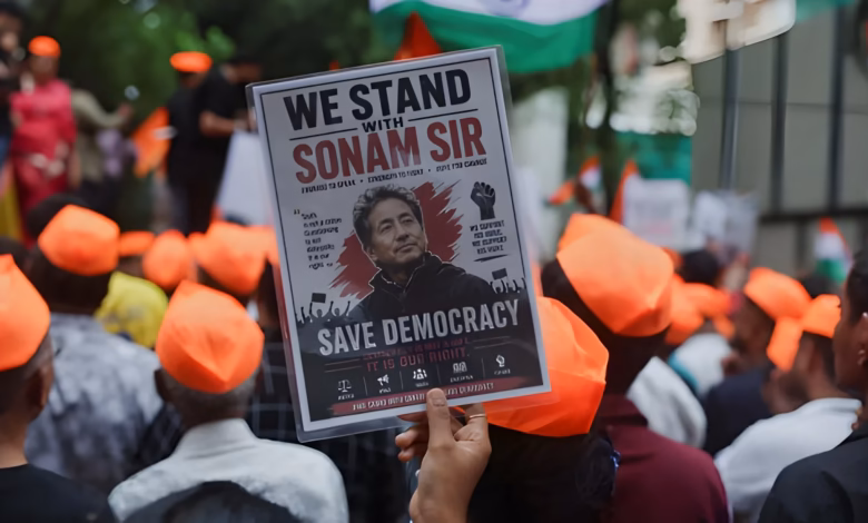 New York protest, Sonam Wangchuk protest