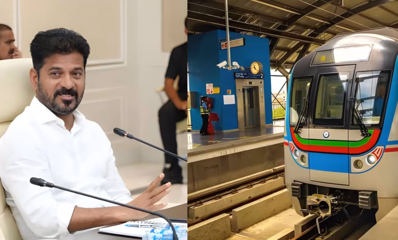 Revanth Reddy, Hyderabad Metro, Hyderabad Metro Phase 1 & 2