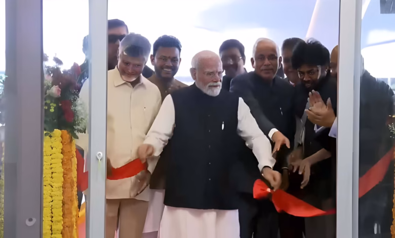 Narendra Modi inaugurates Alluri Sitarama Raju Airport