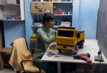 Jharkhand student innovator,  truck safety model