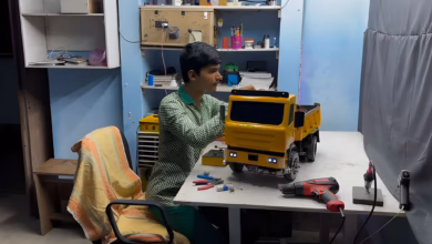 Jharkhand student innovator, truck safety model