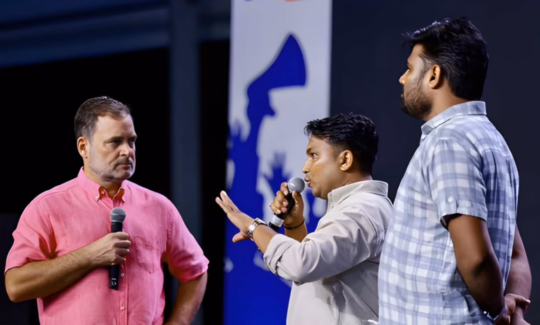 Rahul Gandhi, Amit Shah, Student Protest