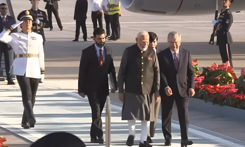 Narendra Modi Uzbekistan visit, Shavkat Mirziyoyev