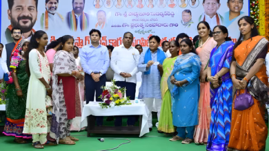 Sudarshan Reddy Telangana fine rice supply, ration shops