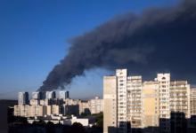 Russia Ukraine war, Myla warehouse strike, Bucha drone attack