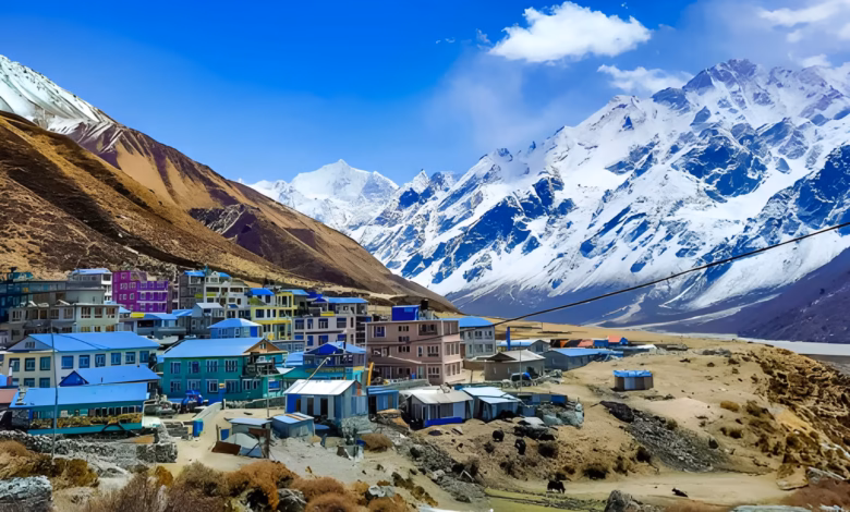 Mount Langtang Lirung Nepal flood disaster