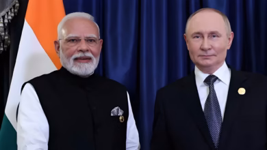 Narendra Modi, Vladimir Putin, SCO Summit Bishkek 2026