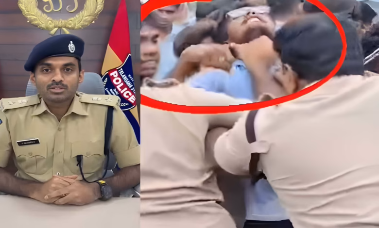 Mahabubabad student incident SHO suspended
