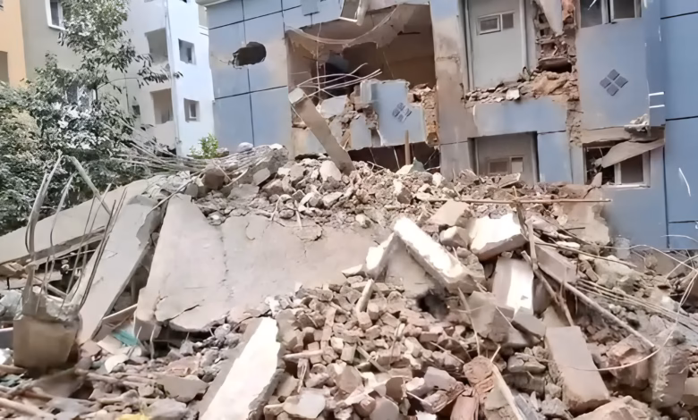 Hyderabad building collapse, Gachibowli building
