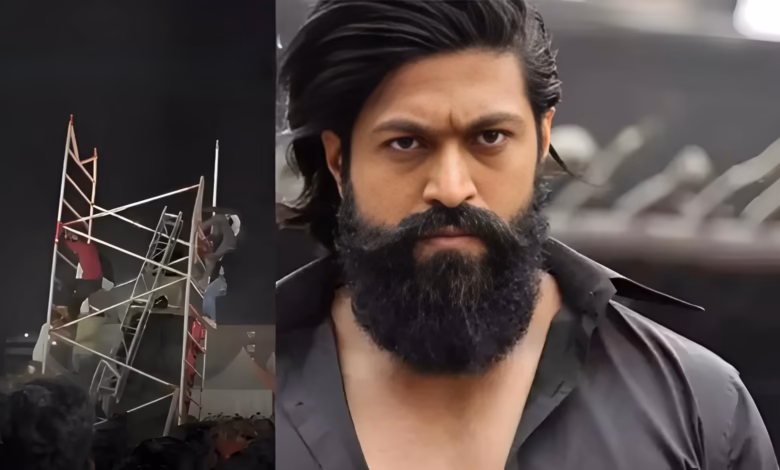 Four injured at Toxic movie pre-release, Toxic movie, Yash