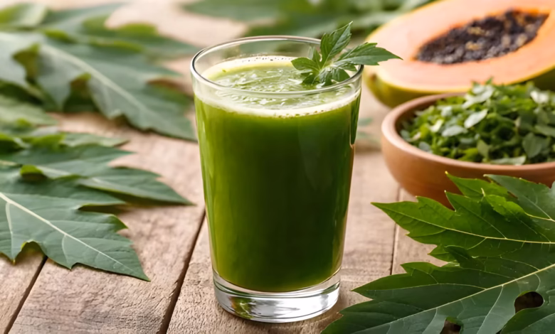 Papaya leaf juice dengue, papaya leaf juice benefits