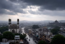 Hyderabad rain, gusty winds up to 40 kmph