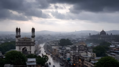 Hyderabad rain, gusty winds up to 40 kmph