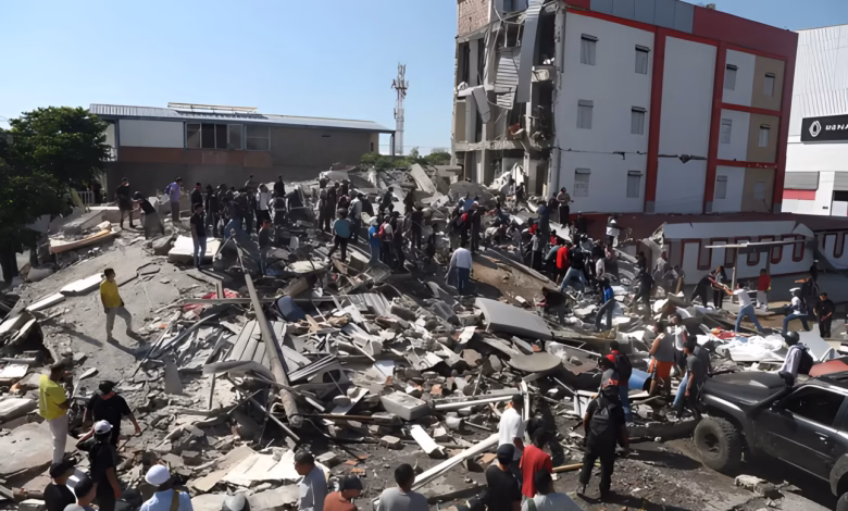 Colombia Earthquake, 7.4 Magnitude