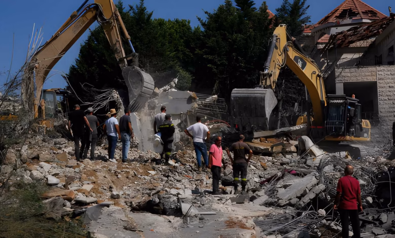 Israeli Airstrikes Lebanon, Village, Killing 9