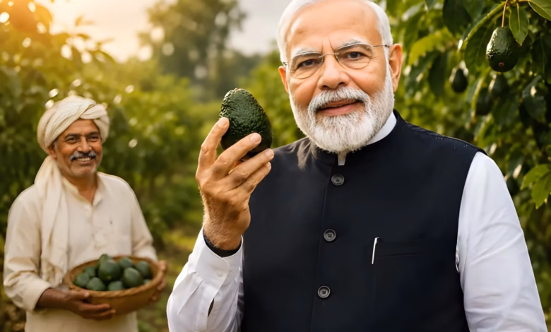 Narendra Modi avocado Kadapa avocado farmer