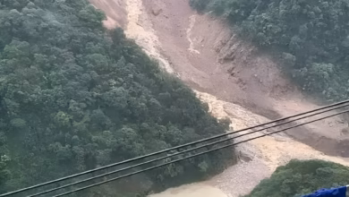 Sikkim landslide, Mangan district, Teesta river
