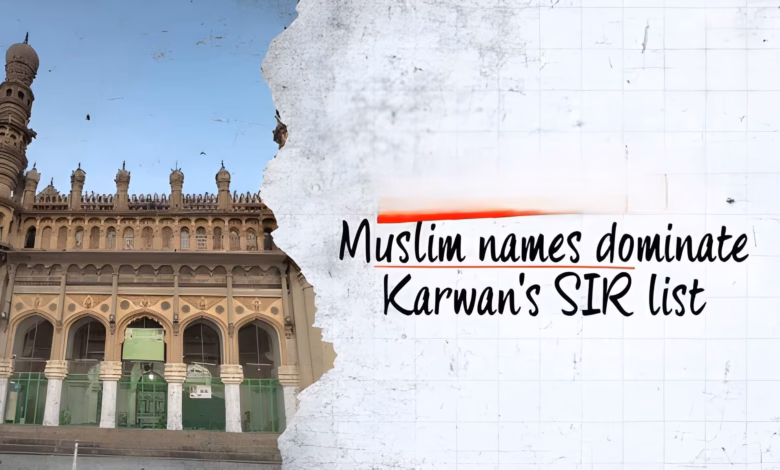 Karwan SIR, Hyderabad voter list, ASDD voters