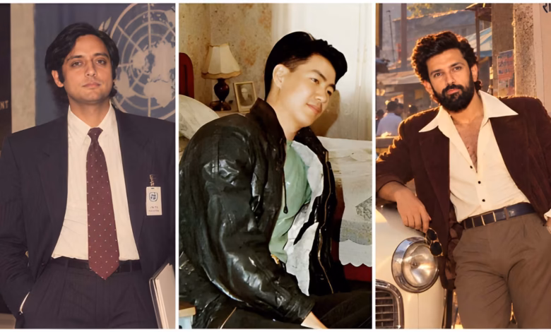 1980s AI photo trend, Indian politicians retro look