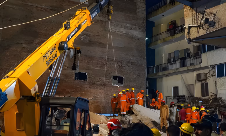 Delhi building collapse, Hariram Gupta detained
