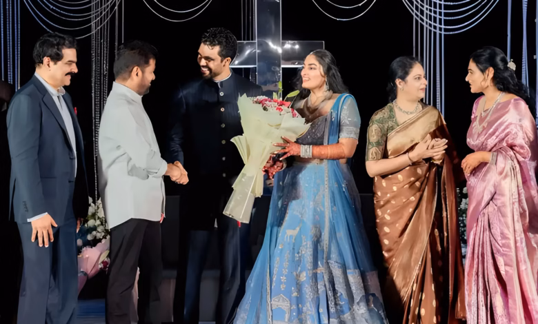 YS Anjili Reddy Engagement, Revanth Reddy
