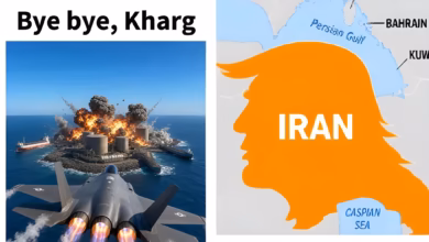 Trump Puts His Face On Iran Map, Trump AI-generated posts