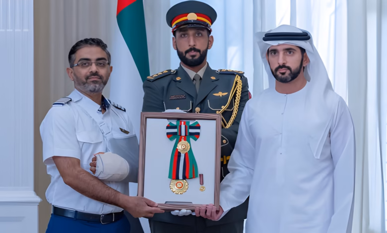 Indian pilot Smit Machchhar, Flydubai crew honoured Sheikh Mohamed bin Zayed