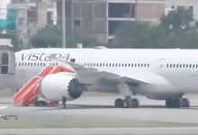 1. Air India Frankfurt Delhi flight, Boeing 787-9 aircraft