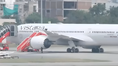 1. Air India Frankfurt Delhi flight, Boeing 787-9 aircraft