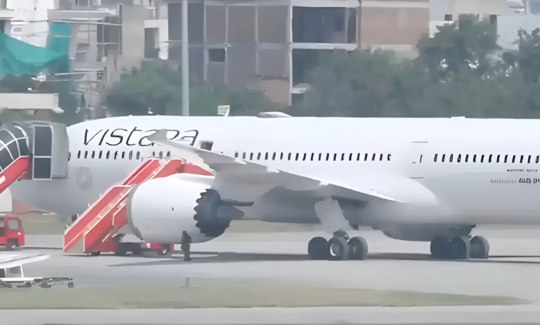 1. Air India Frankfurt Delhi flight, Boeing 787-9 aircraft