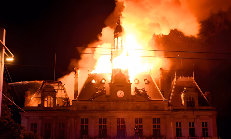 Limoges Town Hall fire, Limoges historic building damage
