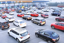 Hyderabad highway traffic jam, Dasara festival travel rush