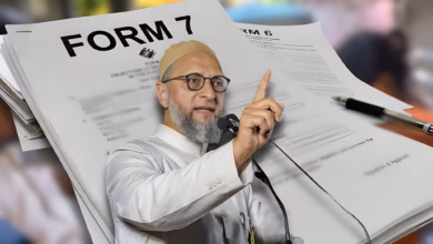 Asaduddin Owaisi, Form 7 misuse, Telangana SIR, Hyderabad protests