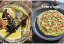 Moong Dal Paneer Cheela, High Protein Breakfast Recipe