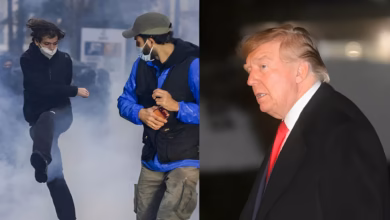 Donald Trump France protests, Emmanuel Macron France unrest